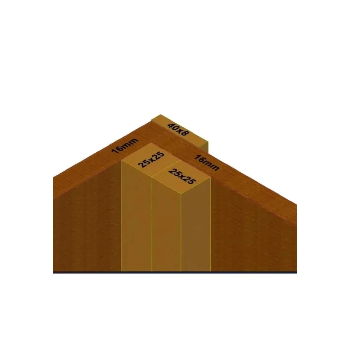 Casetta in Legno uso Bagno 140x190 cm