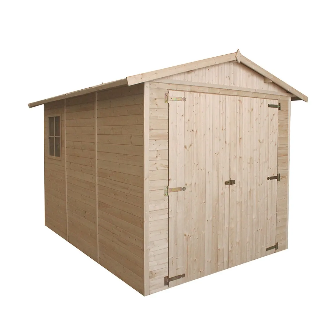 Casetta in Legno 2.4x3.2 a Pannelli 17 mm Garage Box Rimessa Moto