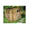 Casetta in Legno 2.5x2 Legnaia 19mm Giardino Esterno Attrezzi Blockhouse Rimessa
