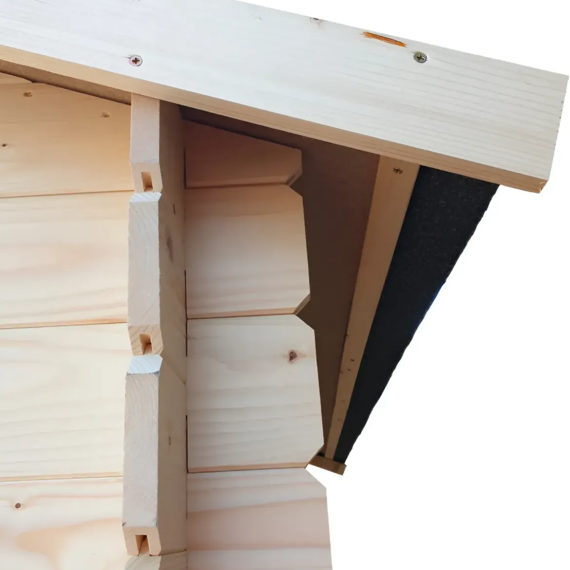 Casetta in Legno 2x1.8 25 mm con Pavimento Rimessa Porta Attrezzi da Giardino