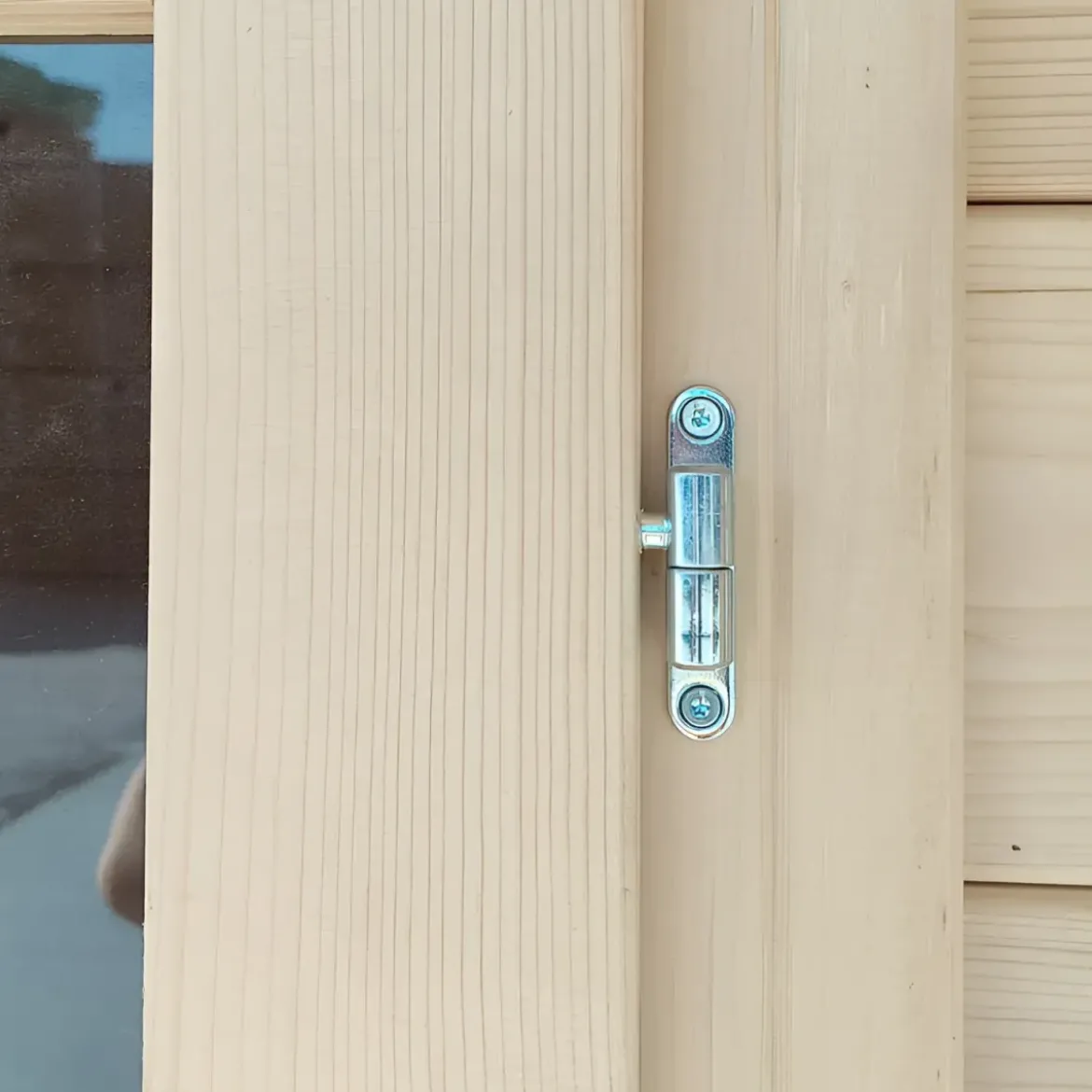 Casetta in Legno 2x1.8 25 mm con Pavimento Rimessa Porta Attrezzi da Giardino