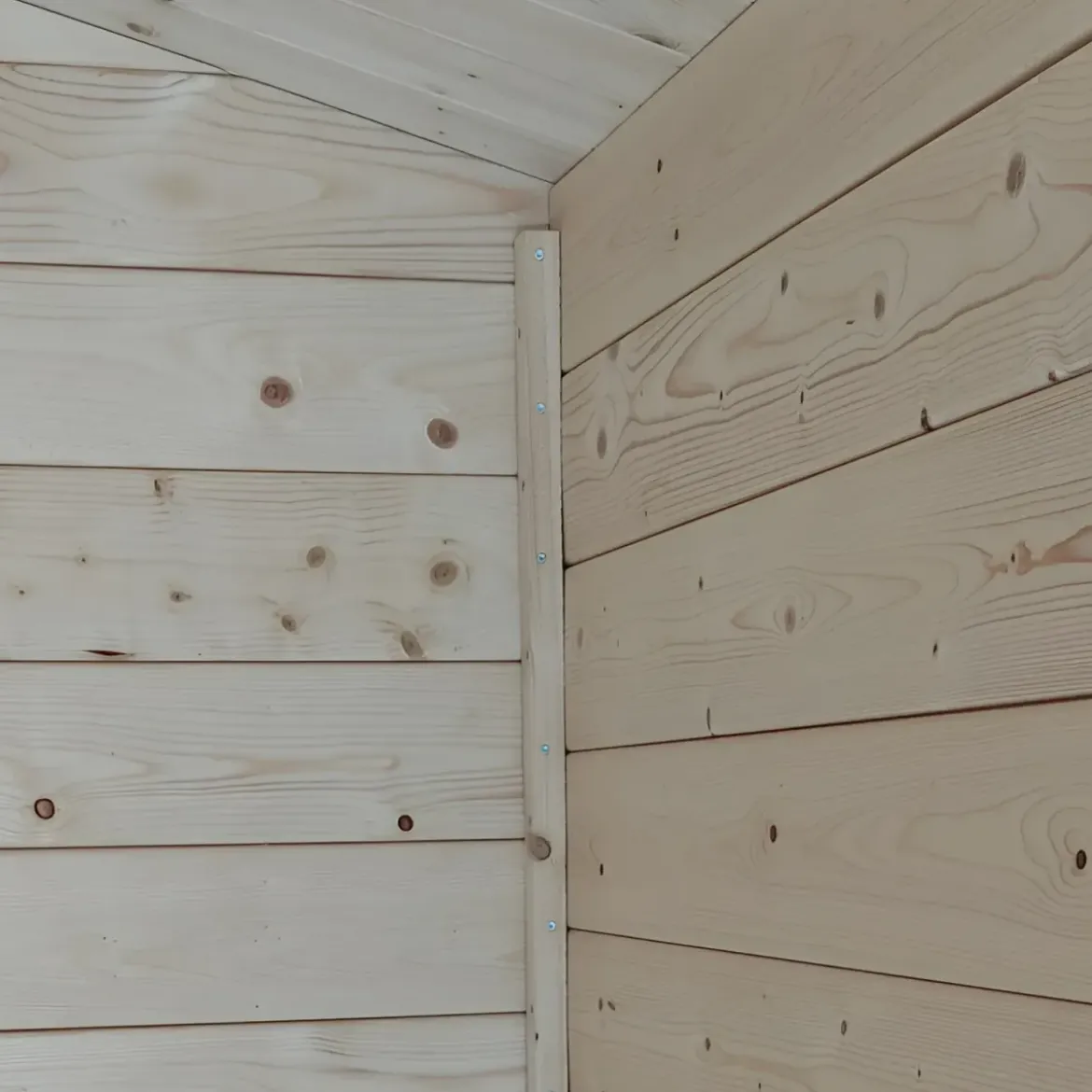 Casetta in Legno 2x2.5 25 mm con Pavimento Rimessa Porta Attrezzi da Giardino