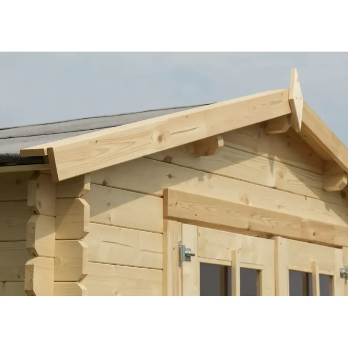 Casetta in Legno 3x3 28 mm da Giardino Rimessa per Attrezzi Blockhouse