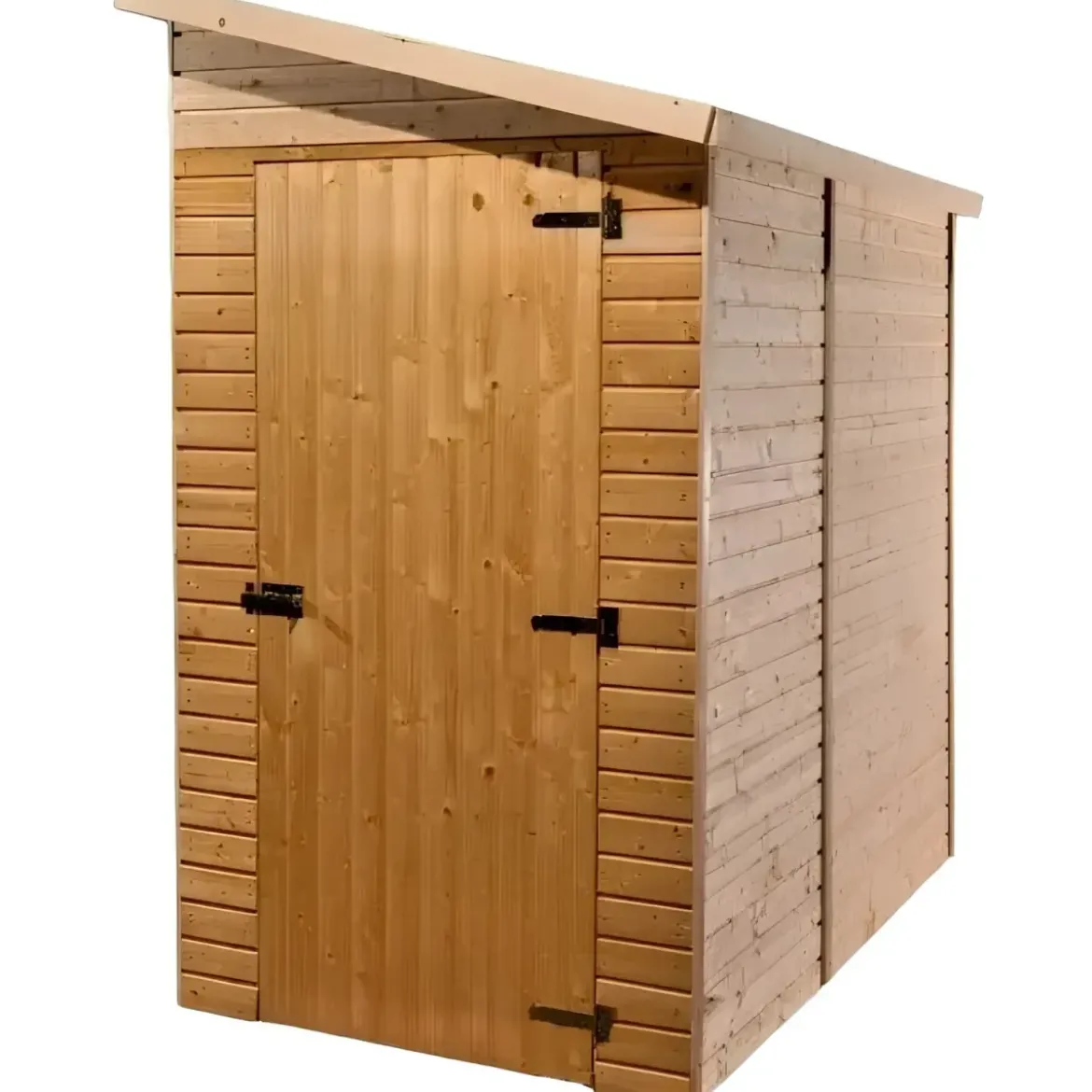 Casetta in Legno 2x1 Porta Attrezzi da Giardino Ricovero Ripostiglio per Esterno