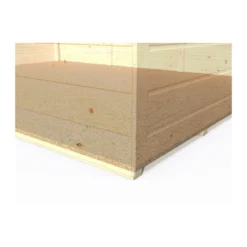 Casetta in Legno 272x182 Porta 2 Finestre da Giardino Attrezzi 12 mm Pavimento
