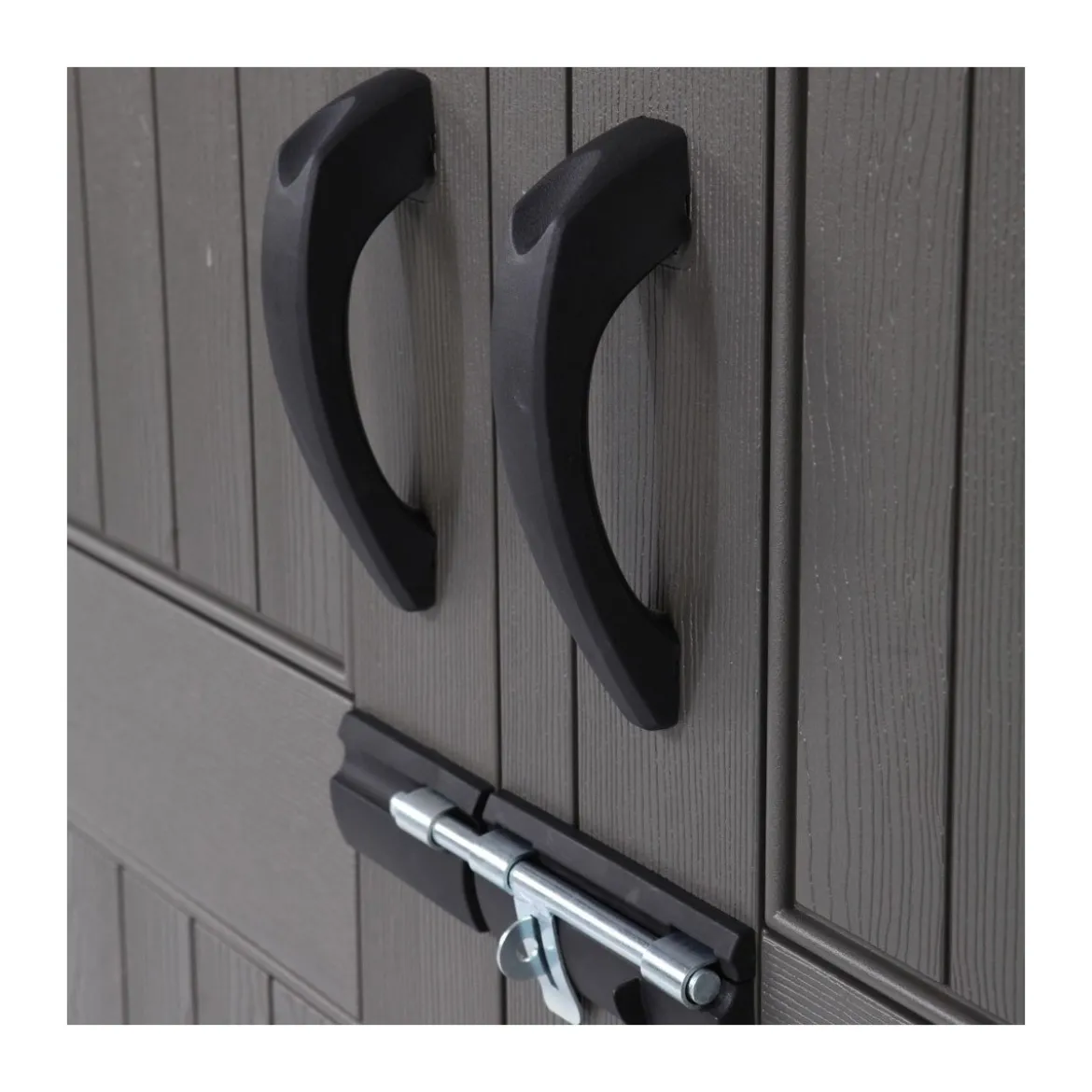Casetta in Resina 2x3 PVC Esterno Ricovero Porta Attrezzi da Giardino Mobile Box