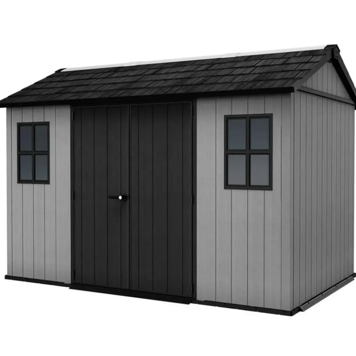 Casetta Keter Newton Plus da Giardino Box in Resina Grigio 230x350 cm