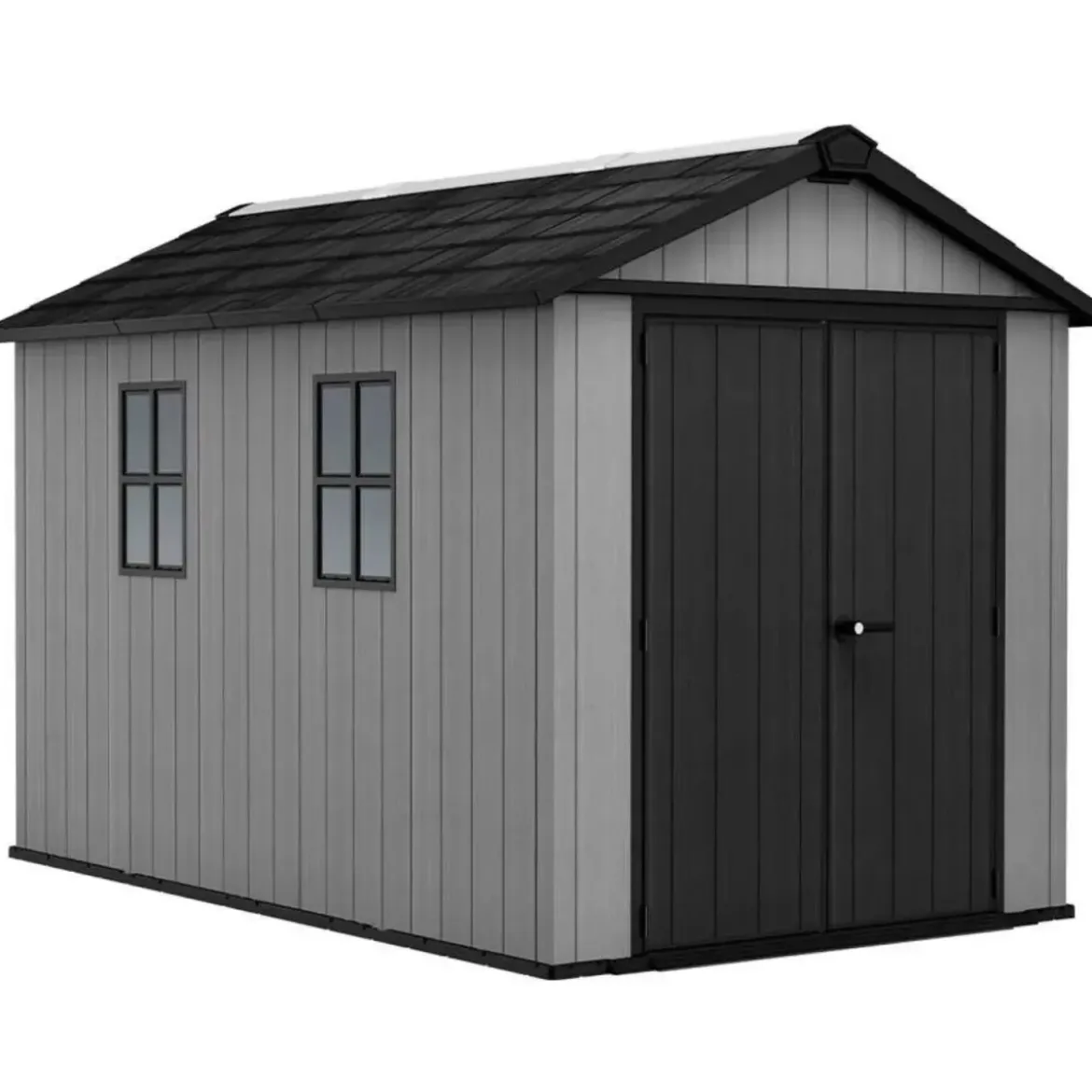 Casetta Keter Newton Plus da Giardino Box in Resina Grigio 230x350 cm