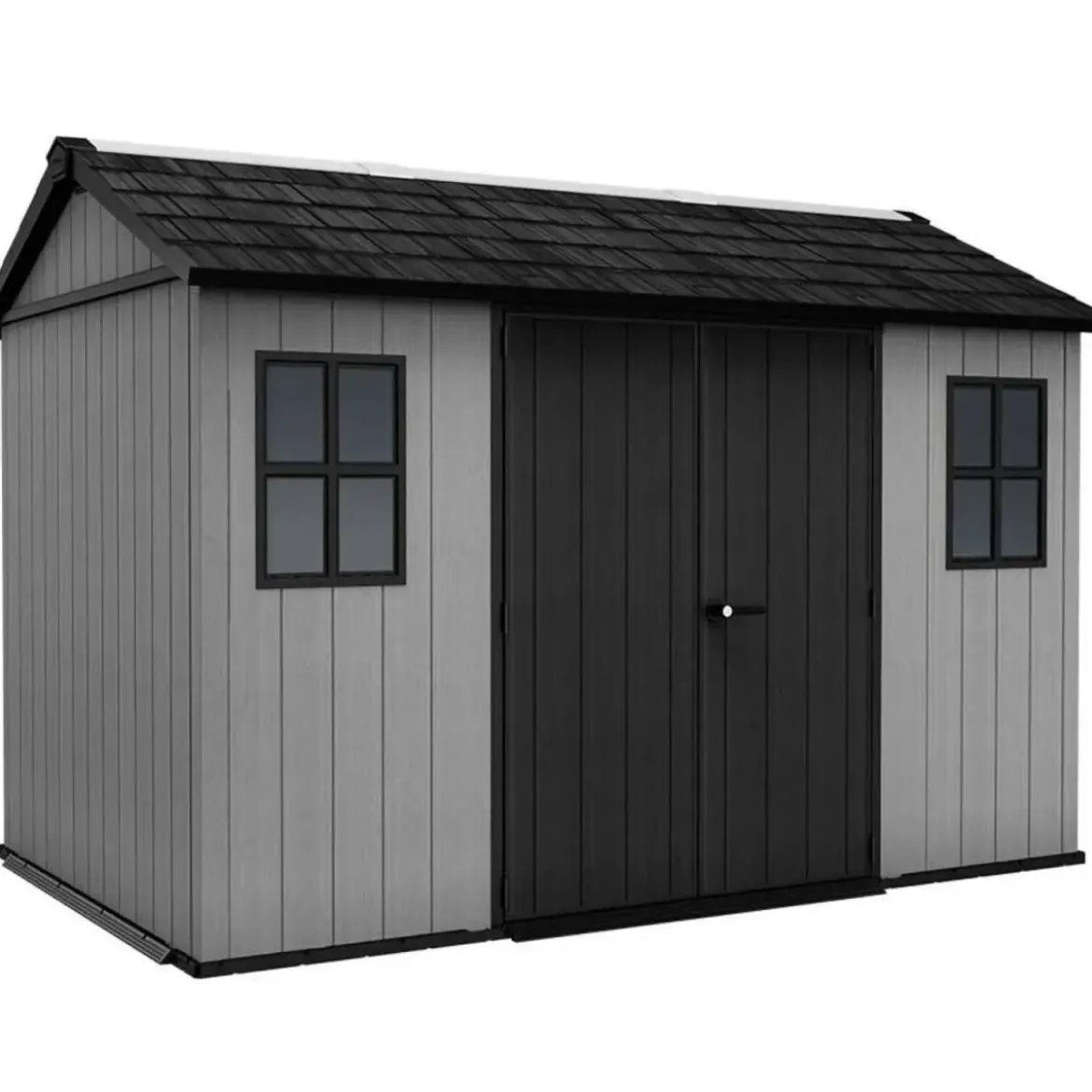 Casetta Keter Newton Plus da Giardino Box in Resina Grigio 230x350 cm