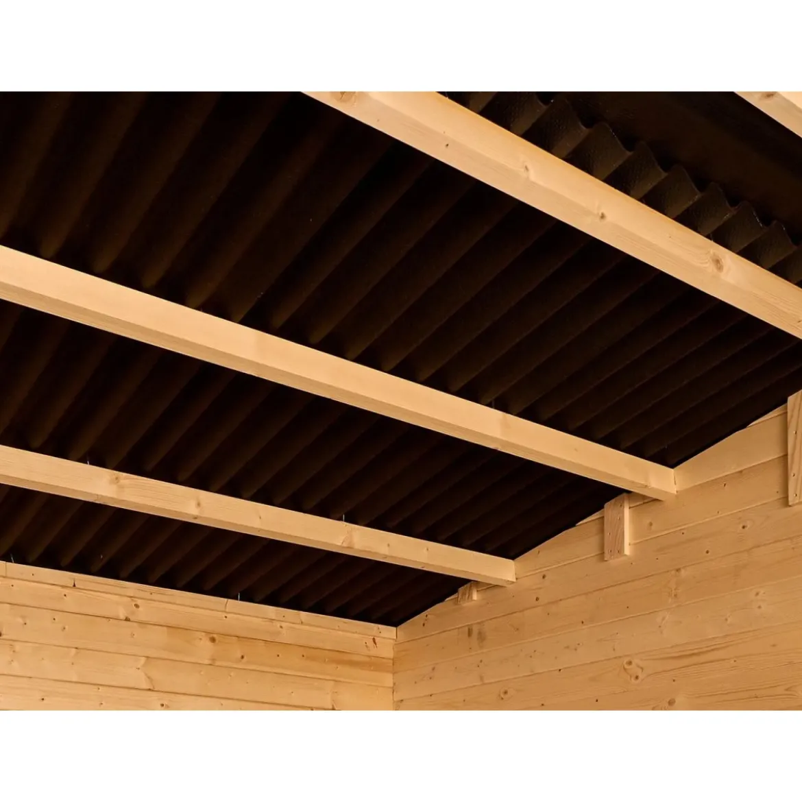Casetta Legnaia 2.4x1.6 con Pavimento Interno in Legno Pannelli 16 mm Attrezzi
