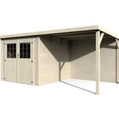 Casetta Rimessa Attrezzi in Legno da Giardino 476x256 cm