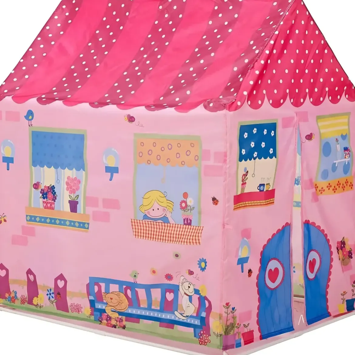 Casetta Tenda da Gioco per Bambini Pieghevole da Interno Cameretta