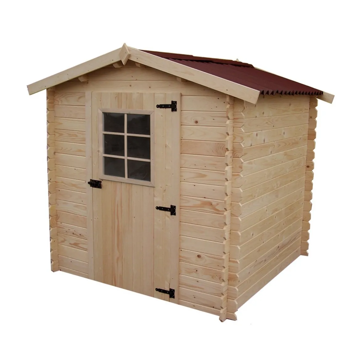Casetta 2x2 in Legno 20 mm da Giardino Esterno per Attrezzi Blockhouse Rimessa