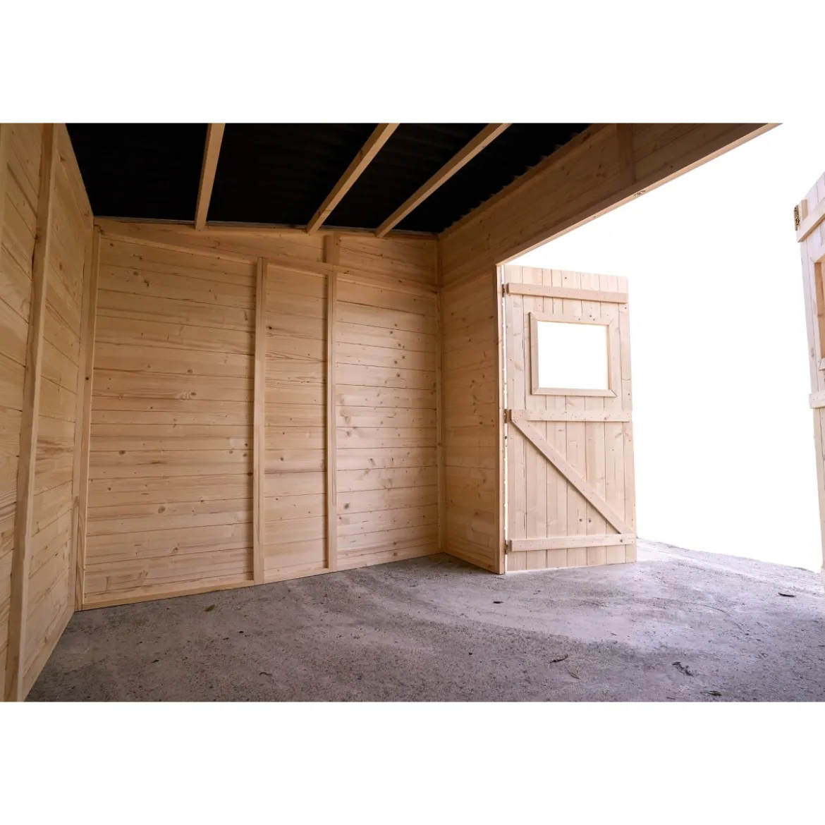 Casetta 2.8x2 in Legno Pannelli 16 mm Senza Pavimento Attrezzi Rimessa Giardino