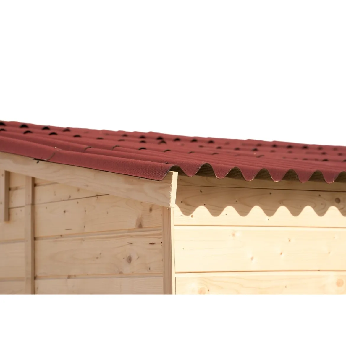 Casetta 2.8x2 in Legno Pannelli 16 mm Senza Pavimento Attrezzi Rimessa Giardino