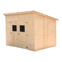 Casetta 2.8x2 in Legno Pannelli 16 mm Senza Pavimento Attrezzi Rimessa Giardino
