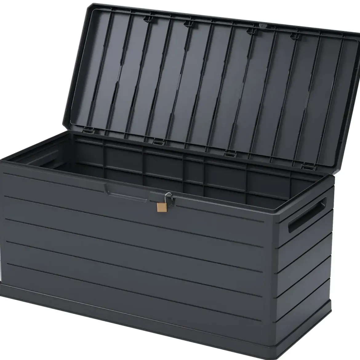 Cassapanca da Esterno in Plastica Impermeabile Baule Lucchettabile