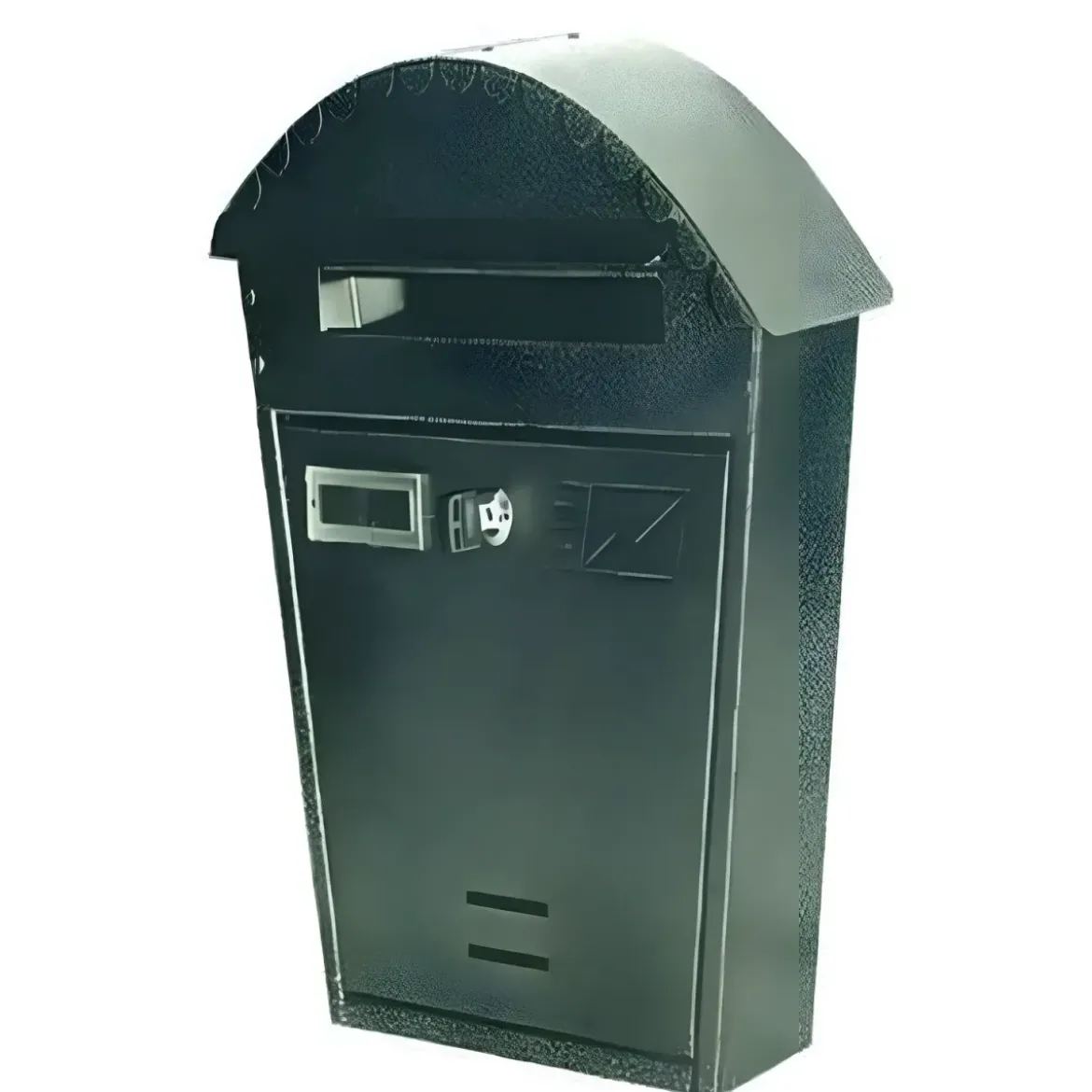 Cassetta Postale da Esterno in Lamiera Tetto Antipioggia e Serratura