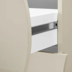 Cassettiera 6 Cassetti in Legno Beige Cachemire per Camera Ingresso