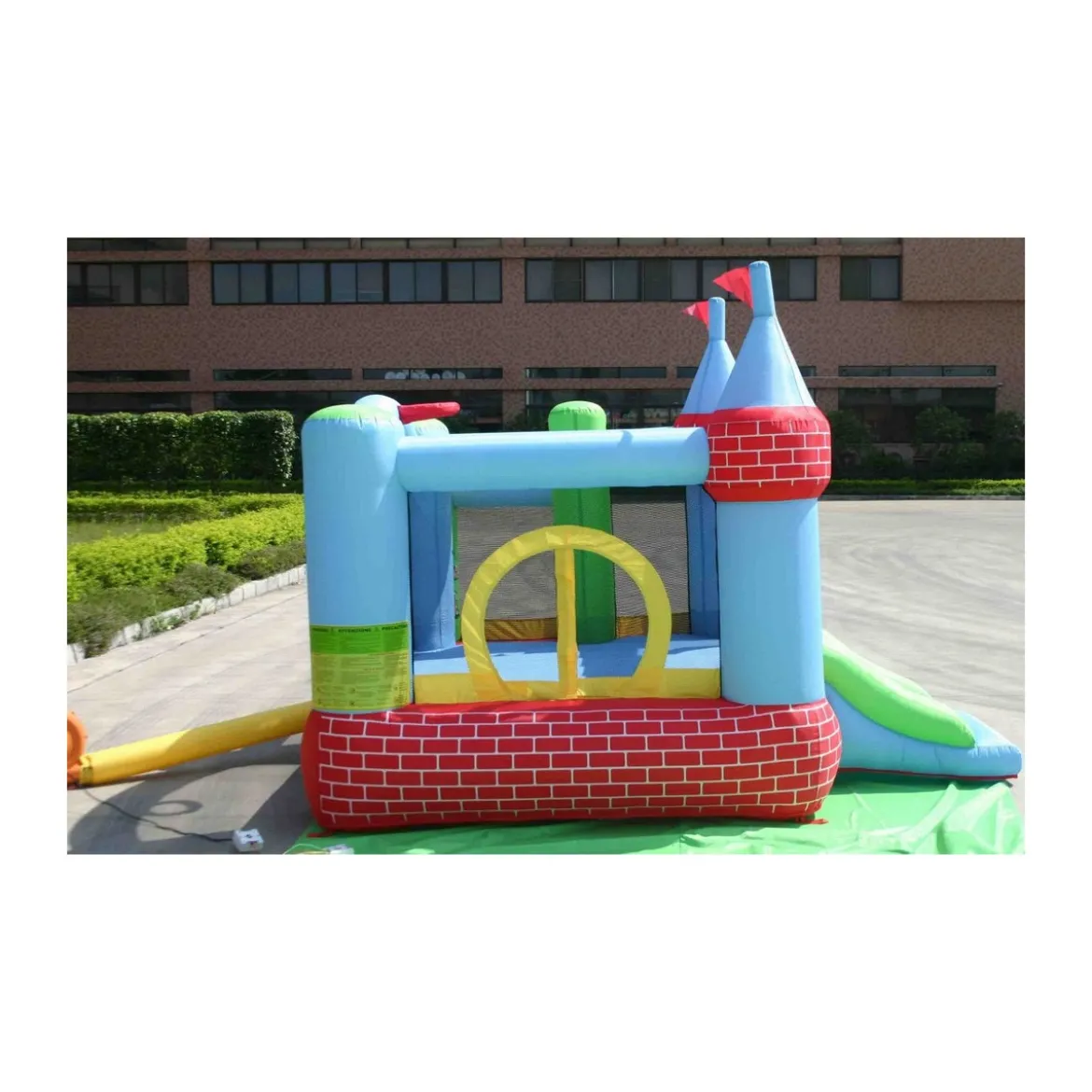 Castello Gonfiabile per Bambini con Motore Saltarello Scivolo Palline