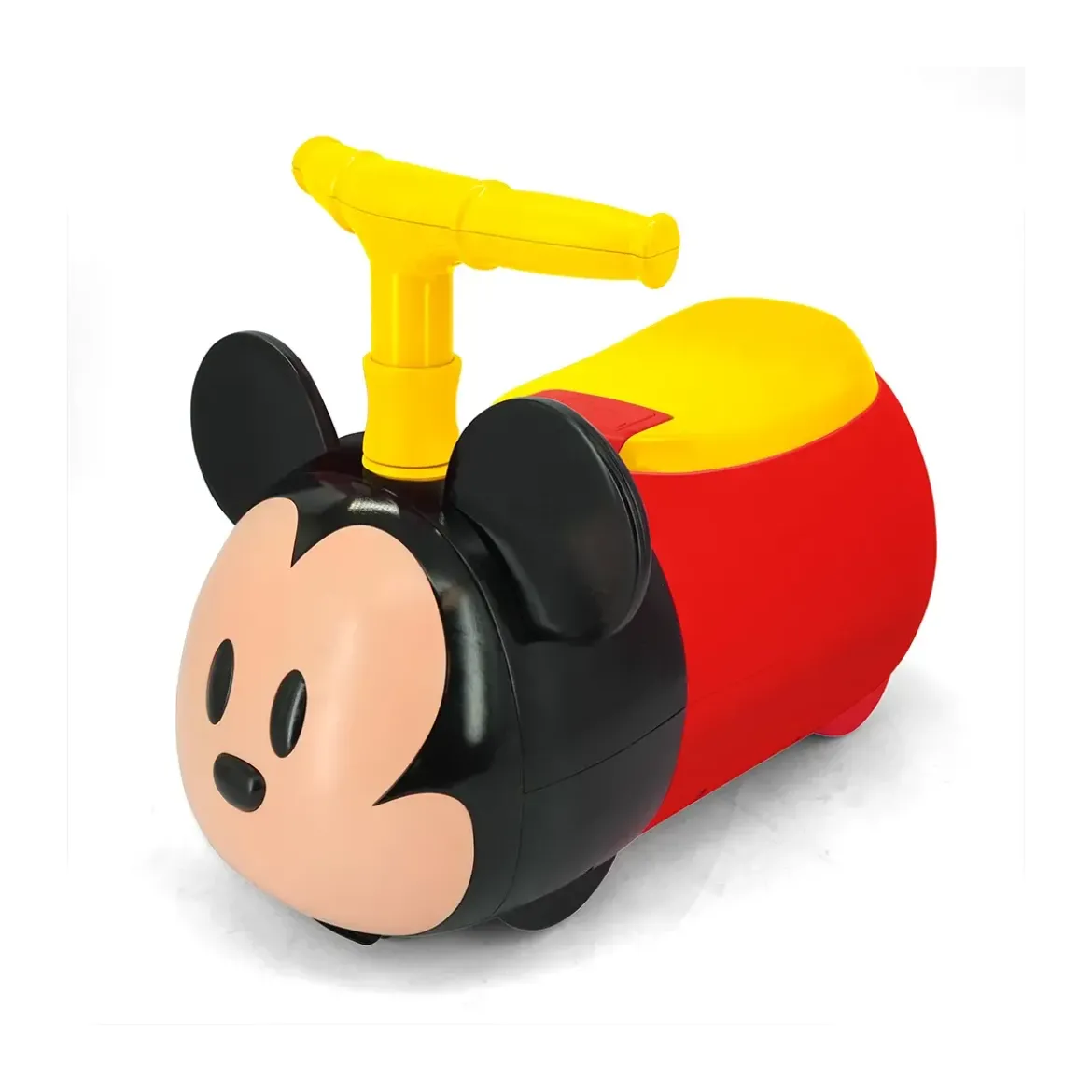 Cavalcabile per Bambini Topolino con Suoni Luci e Portaoggetti Rosso