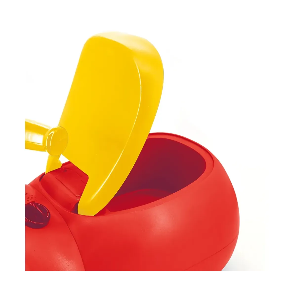 Cavalcabile per Bambini Topolino con Suoni Luci e Portaoggetti Rosso
