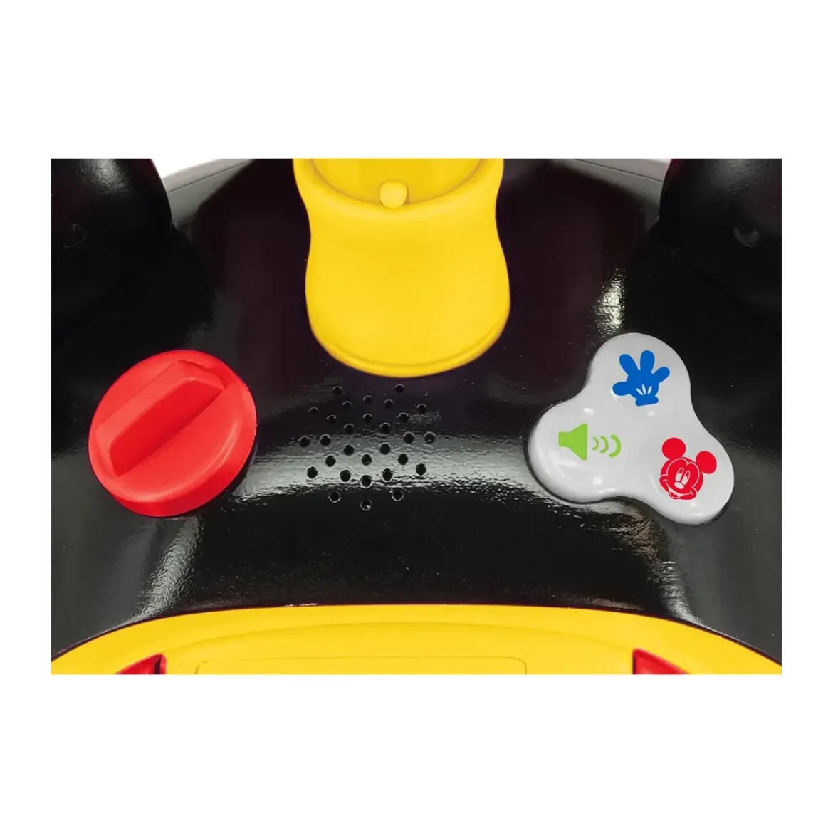 Cavalcabile per Bambini Topolino con Suoni Luci e Portaoggetti Rosso