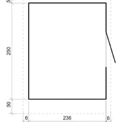 Chiosco in Legno 2x2 m Miele a Pannelli LP SmartSide Fiere Mercatini