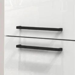 Colonna Portaspezie Bianco Lucido Report 2 Cassetti Soft Close Legno