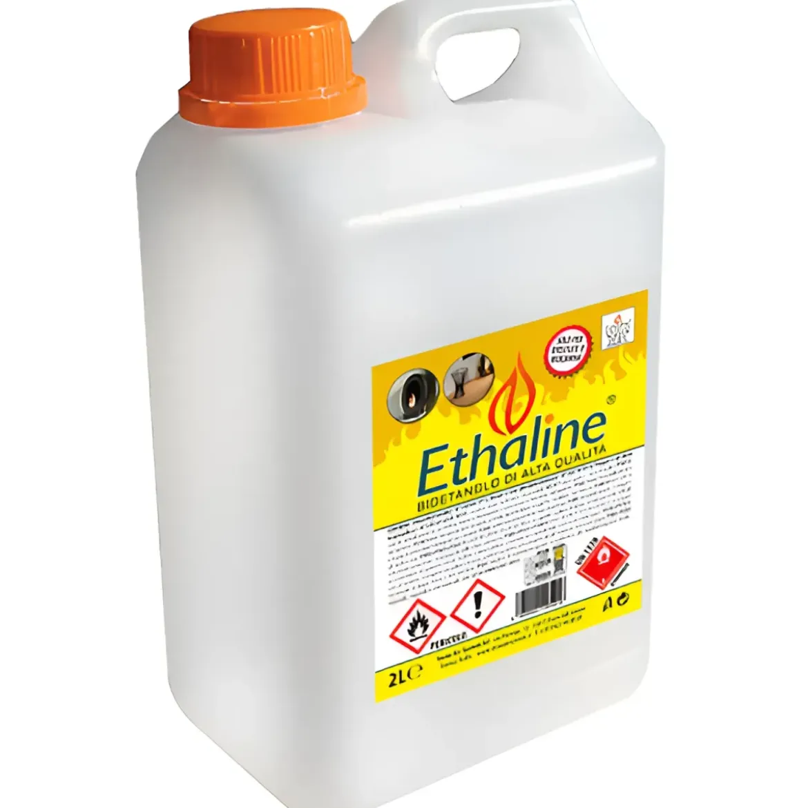 Combustibile Bioetanolo 24 Taniche 2L per Biocamini e Biostufe Inodore