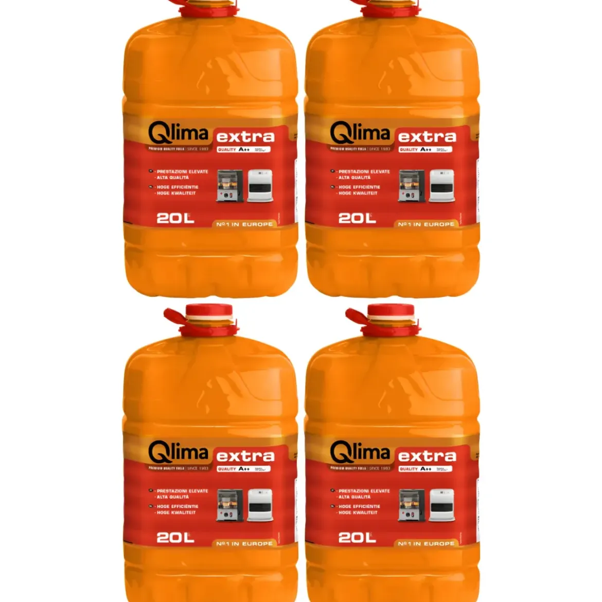 Combustibile Liquido Universale Stufe 4 Taniche 20L Tanica Riciclabile