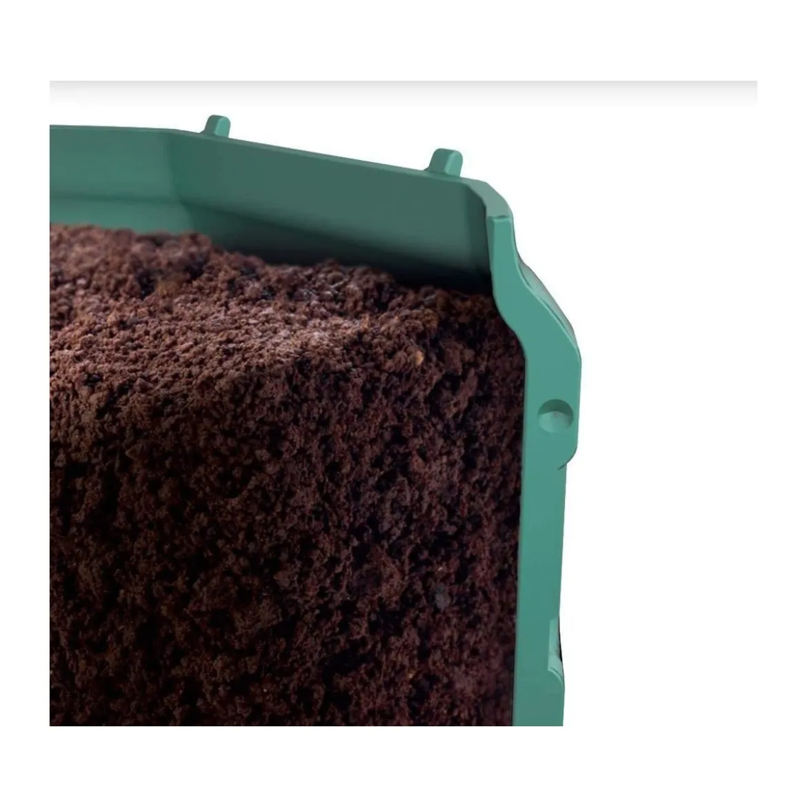 Compostiera da Giardino Verde in Plastica Bio Compost Bidone Compostaggio Eco