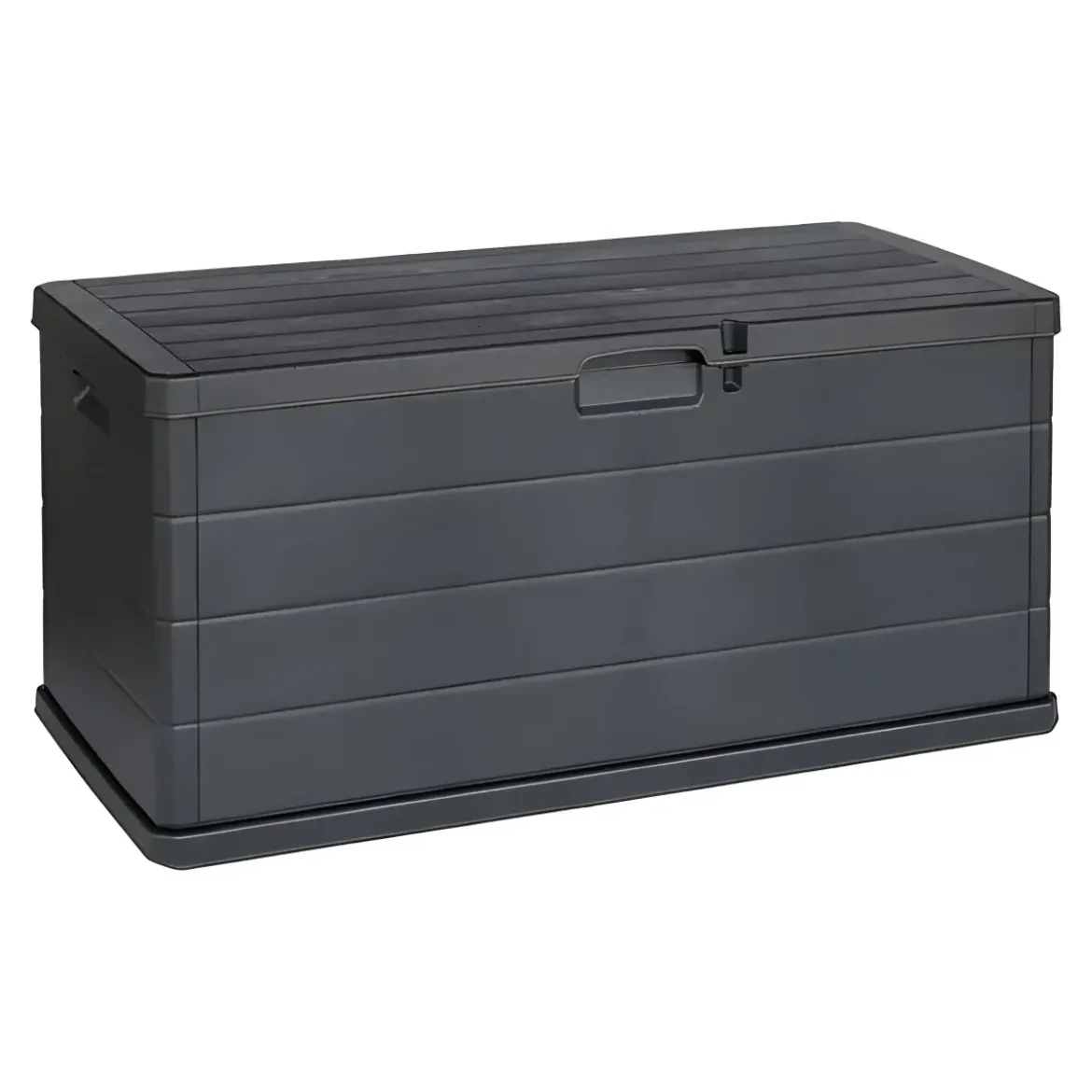 Contenitore Baule 340L 119x59x57 cm in Plastica con Maniglie Integrate