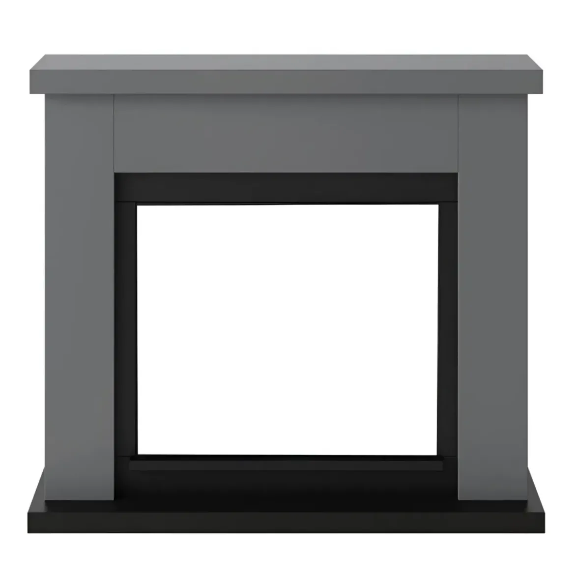 Cornice per Camino Elettrico Tagu Frode Grigia in Legno MDF Caminetto