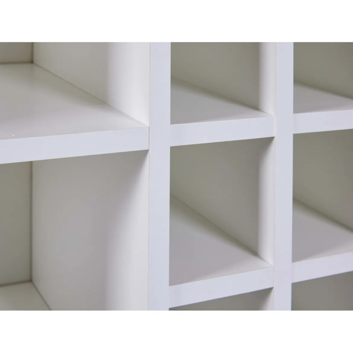 Credenza Cantina Porta Vino Bianco Rovere 76,8 x 33 x 124,4 cm