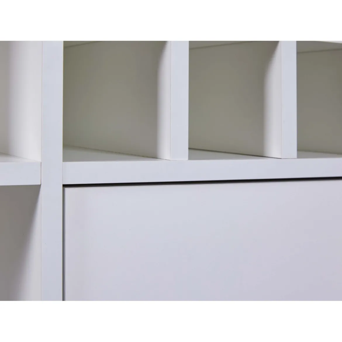 Credenza Cantina Porta Vino Bianco Rovere 76,8 x 33 x 124,4 cm