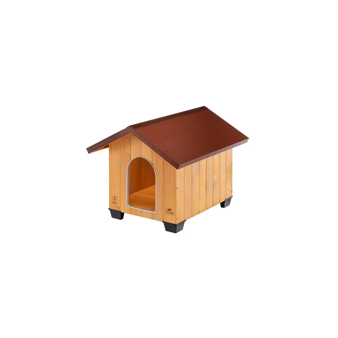 Cuccia in Legno per Cani Media 70x82x67 cm