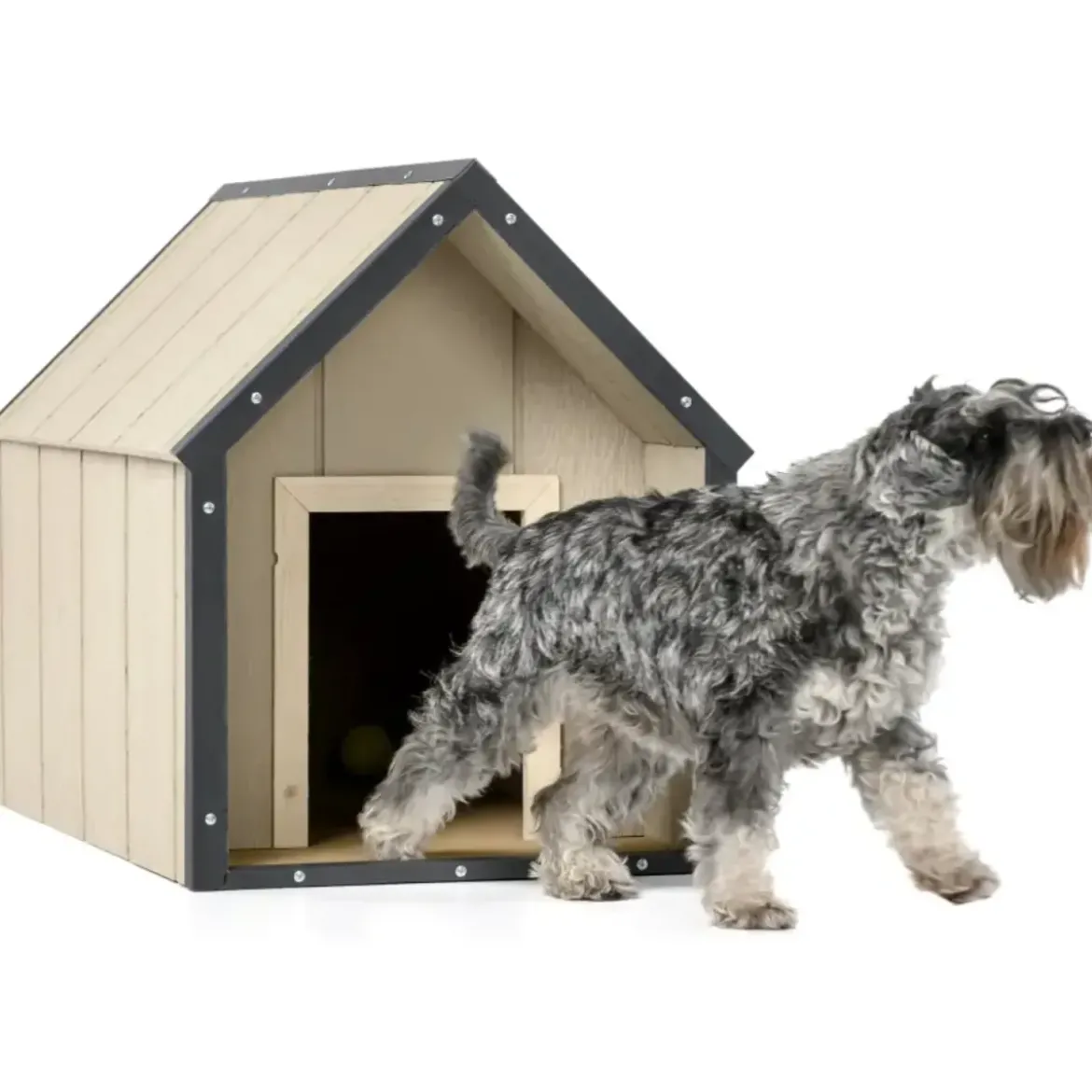 Cuccia per Cani in Legno 10 mm Taglia Media 95x54x68 cm LP SmartSide