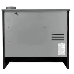 Cucina a Legna Stufa 9 kW in Acciaio Ghisa Nero Ecologica con Forno