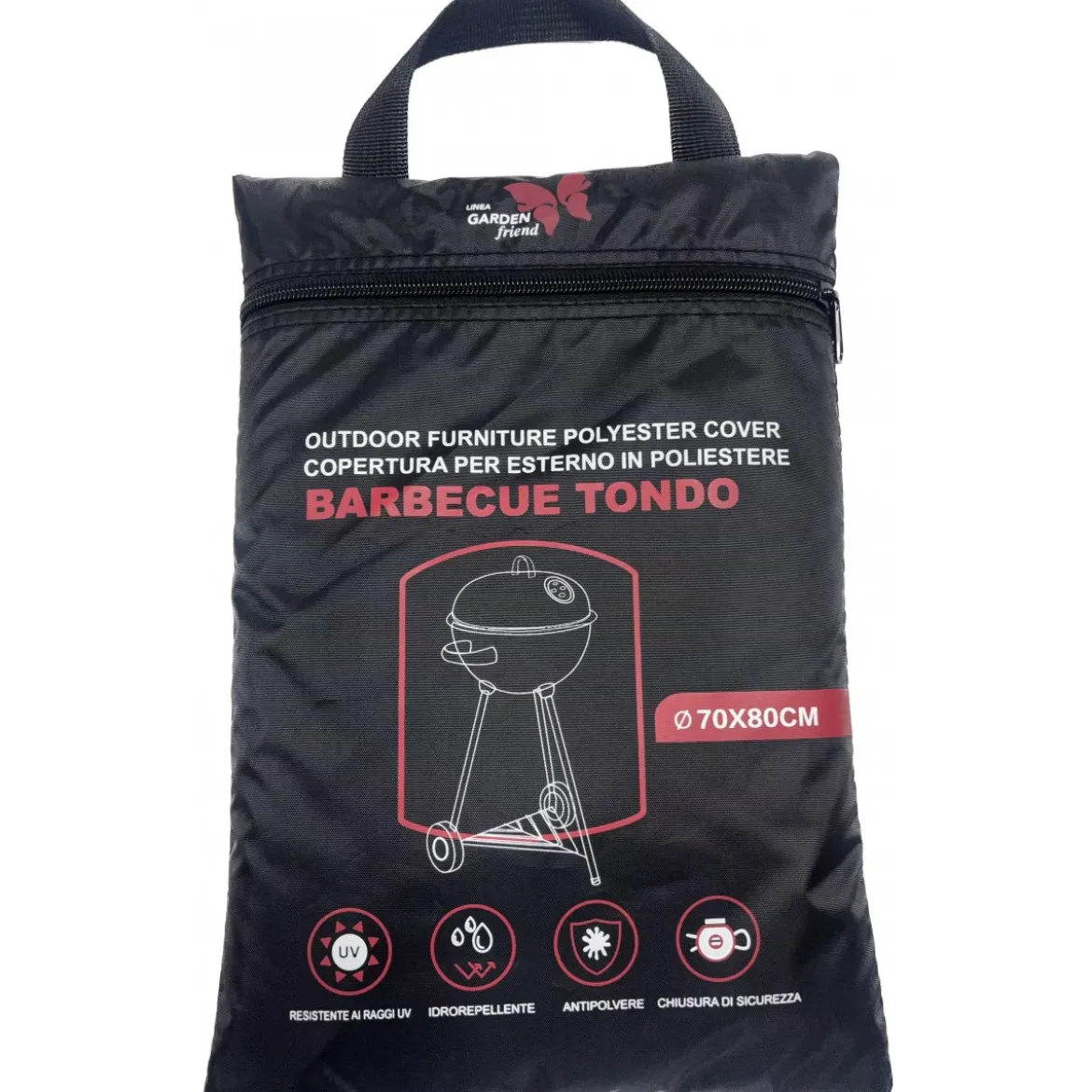 Custodia Protettiva per Barbecue Tondo 70x80 cm