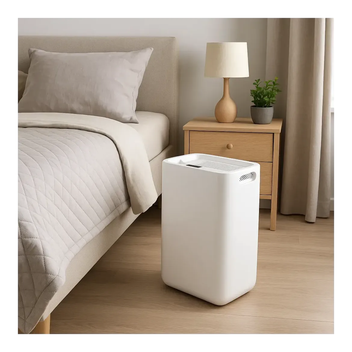 Deumidificatore 25L/24h Depuratore Portatile HEPA Ionizzatore Timer