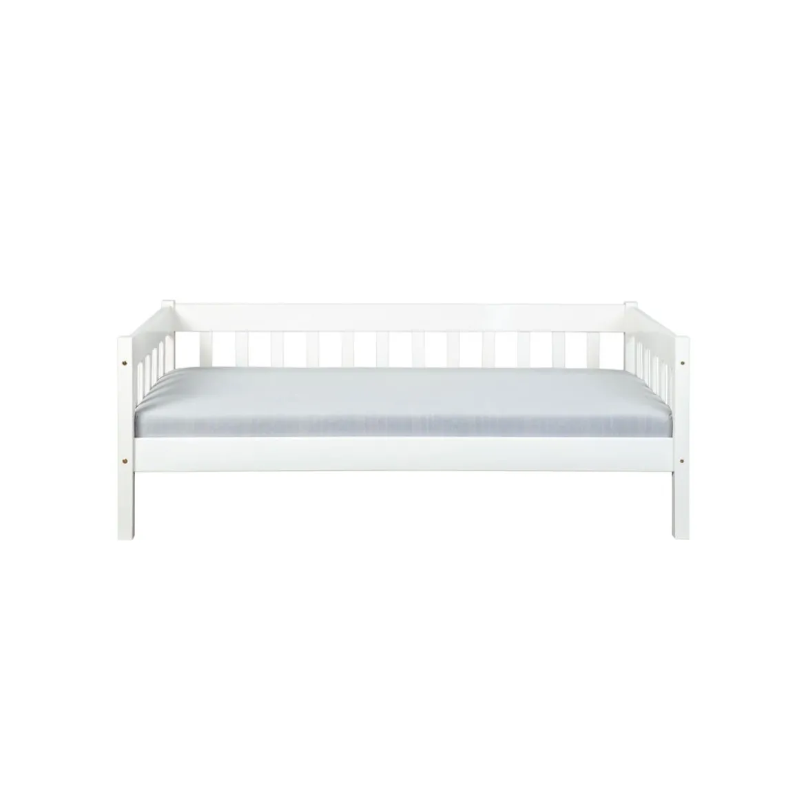 Divano Letto 90x200 Bianco Singolo a Doghe Possibile Letto Estraibile Cameretta