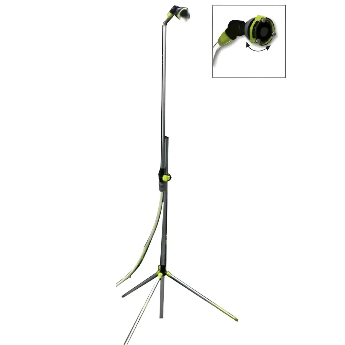 Doccia Nebulizzatore da Giardino 240 cm con Treppiede Orientabile