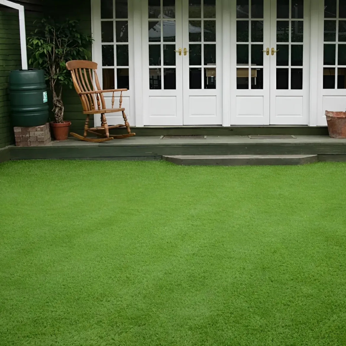 Erba Sintetica Drenante 20 mm 2x10 m Prato Verde Realistico da Esterno