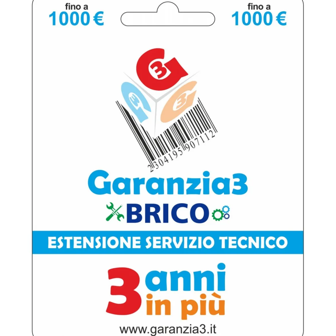 Estensione del Servizio Tecnico per 3 Anni fino a 1000 Euro