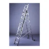 Facal Scala in Alluminio da Appoggio Cavalletto Libretto Multiuso 7 Gradini
