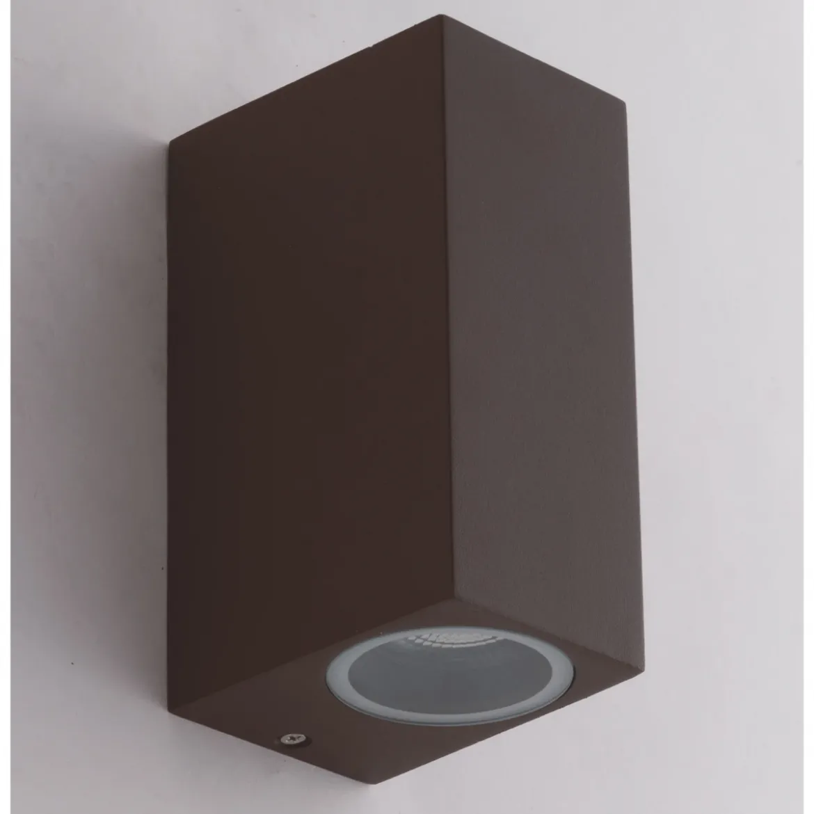 Faretto a Parete da Esterno Applique in Alluminio Bronzo 2 Punti Luce