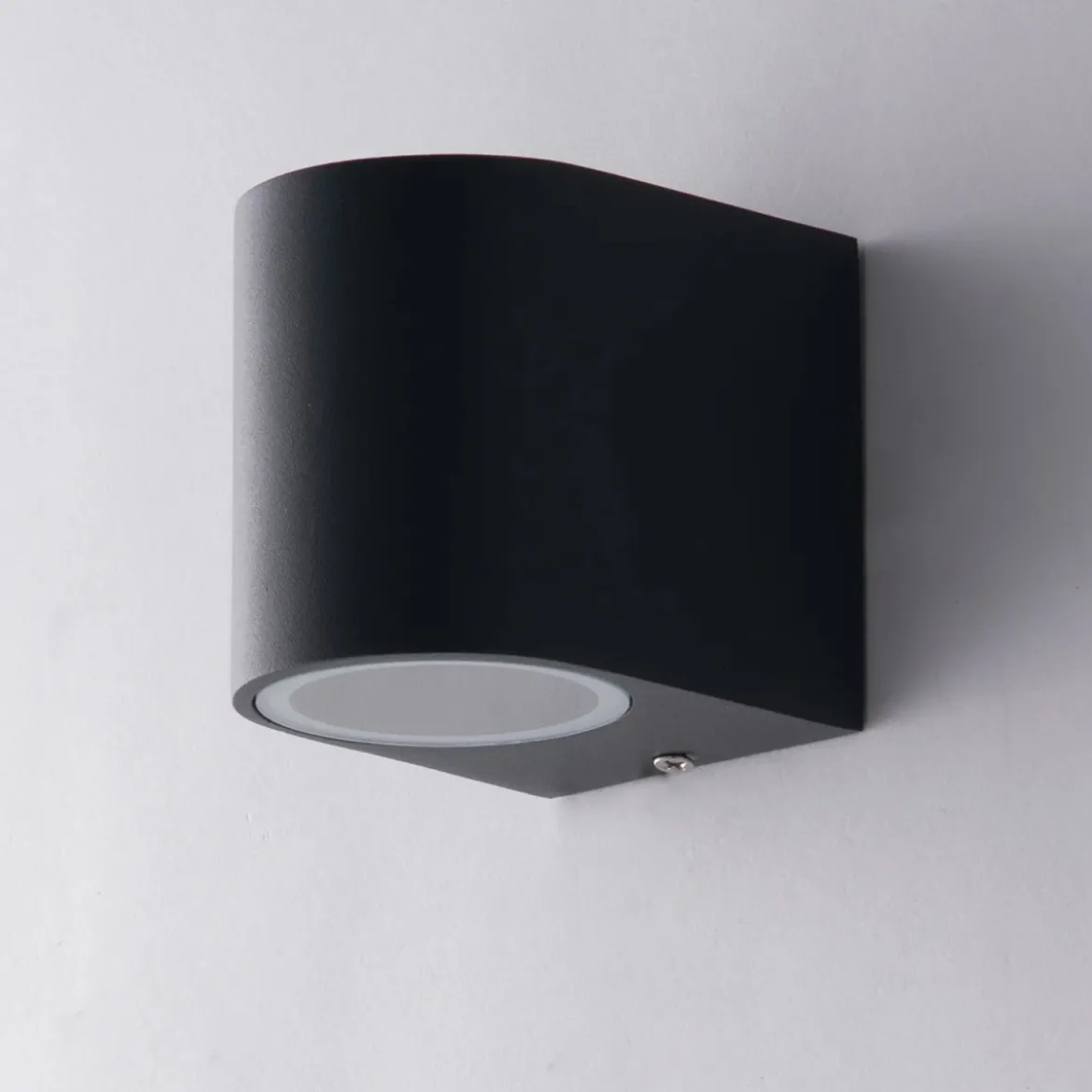 Faretto a Parete da Esterno Punto Luce Applique in Alluminio Antracite