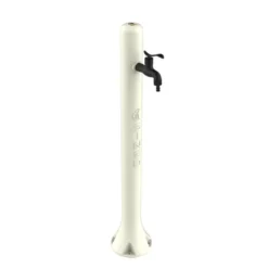 Fontana Bianca Per esterno in Polietilene h 100 cm