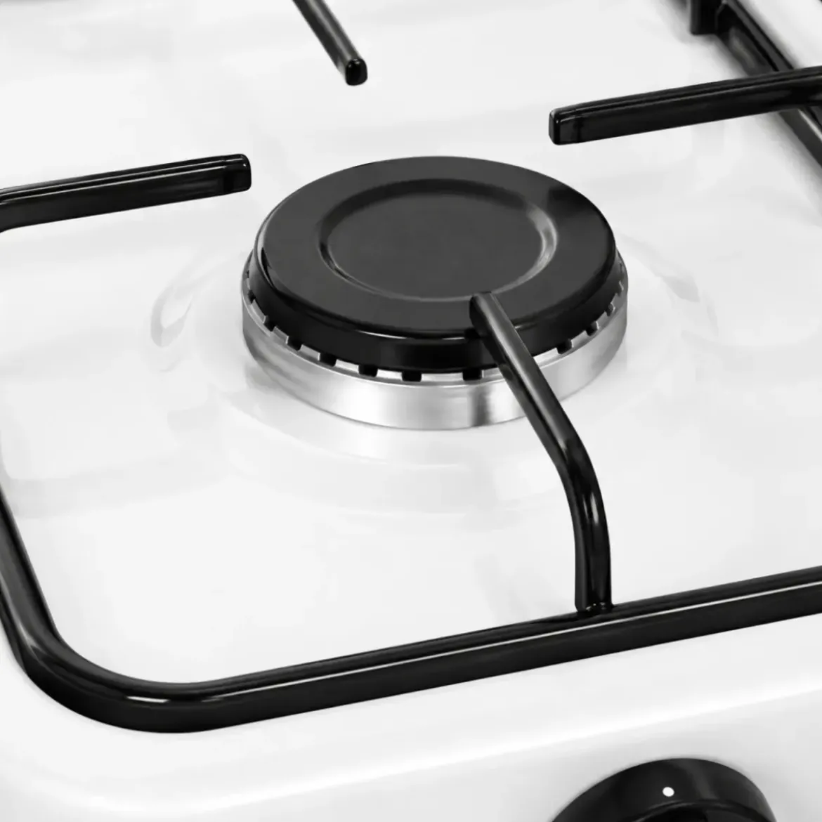 Fornello a Gas GPL 4 Fuochi Portatile 6,2 kW con Coperchio da Esterno